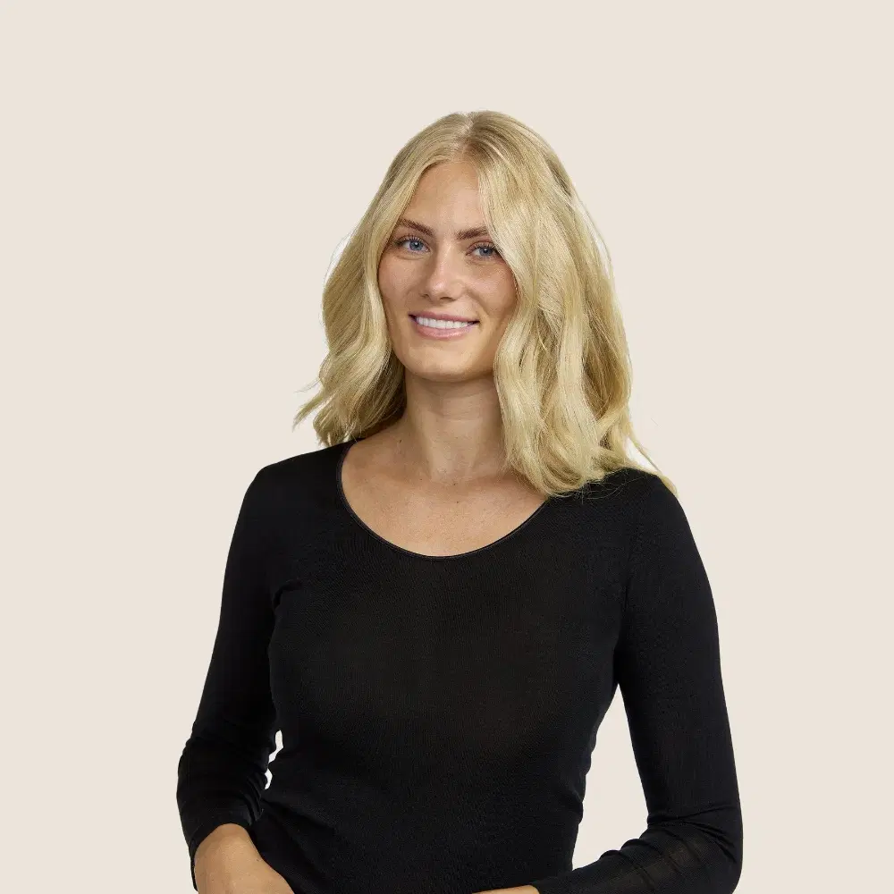 Tröja i merinoull/silke Wilma