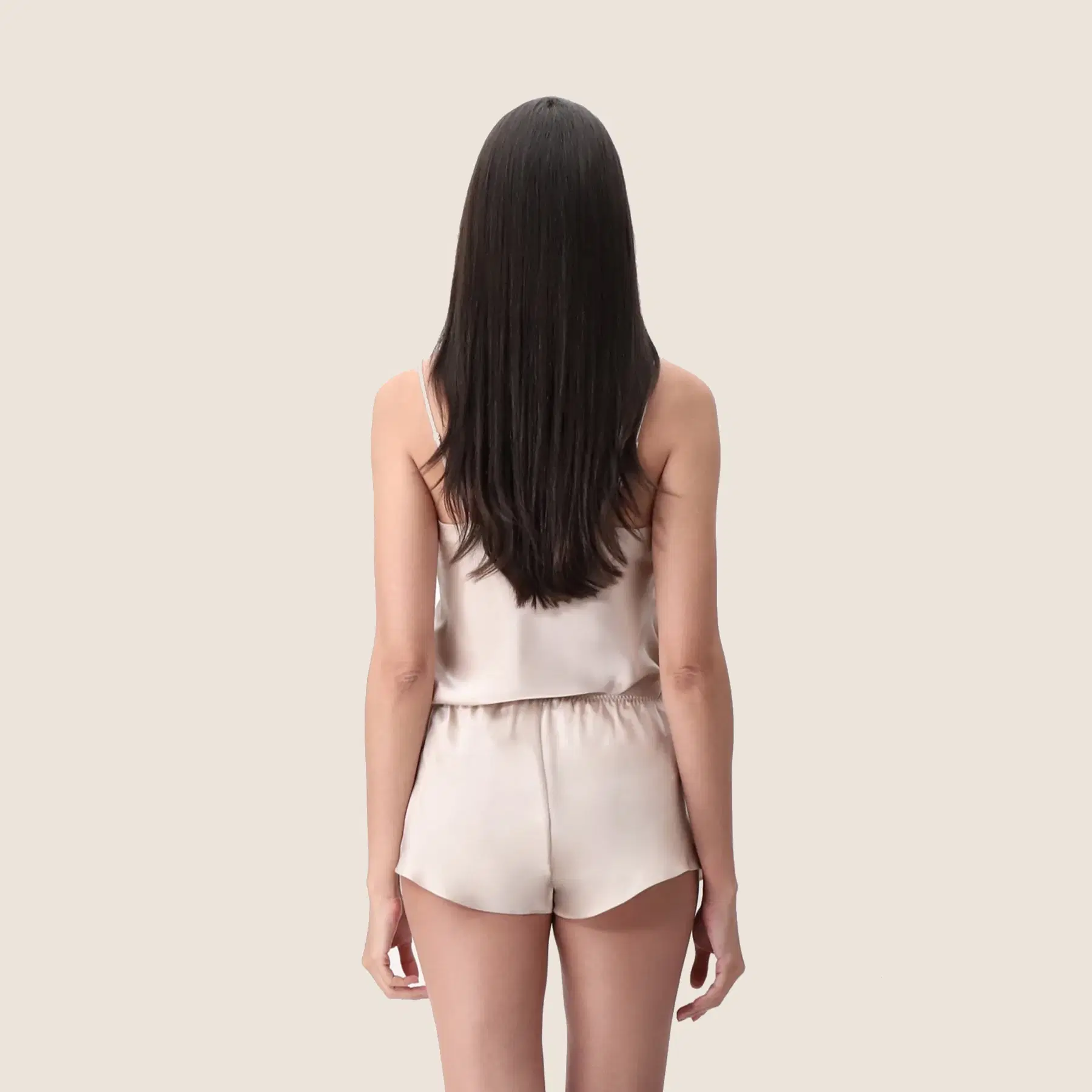 Silk Culotte Champagne (19 momme siden)